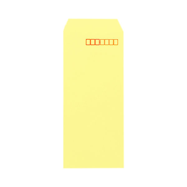 ムトウユニパック カラー封筒 長4 クリーム 70g/m2 1箱（1000枚）（直送品）