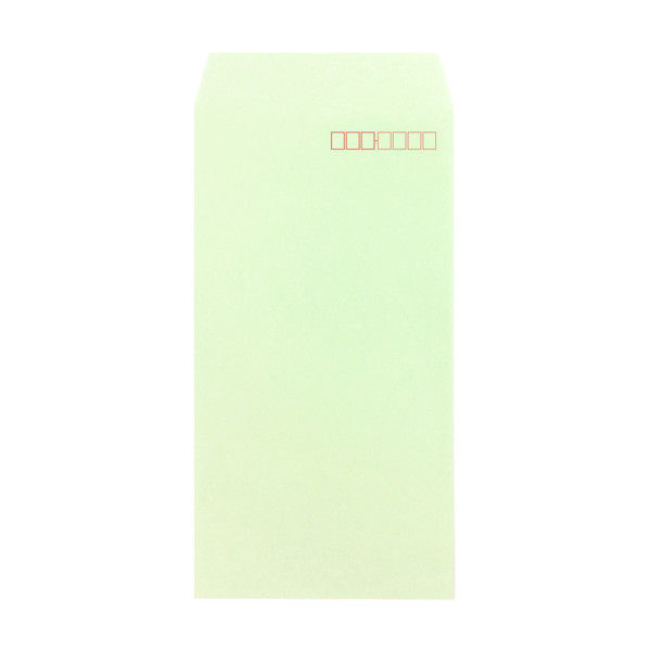 ムトウユニパック カラー封筒 長3 ウグイス 70g/m2 1箱（1000枚）（直送品）