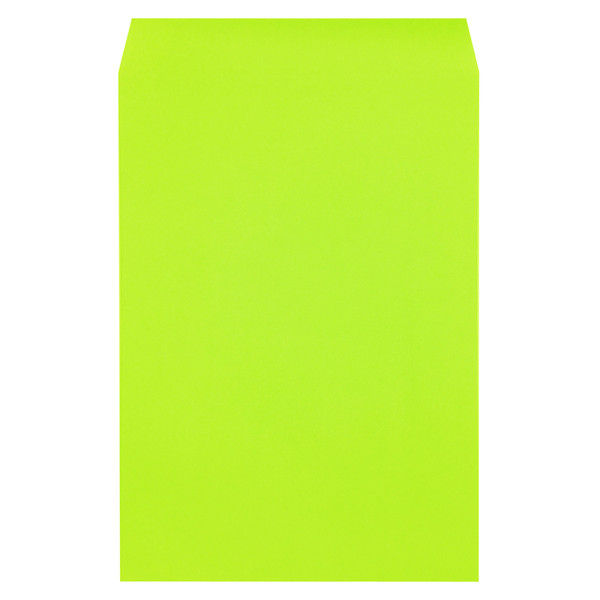 ムトウユニパック カラー封筒 角2 グリーン 85g/m2 1箱（500枚）（直送品）