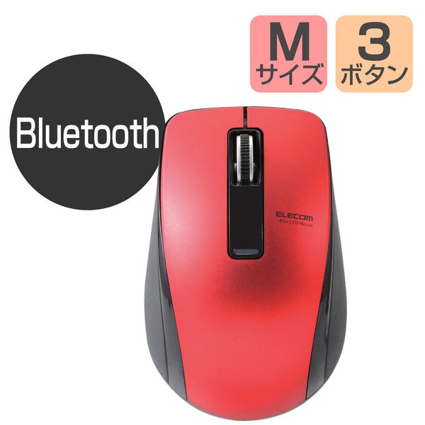 エレコム BlueLEDマウス/Bluetooth4.0対応/Bluetoo M-BT19BBRD 1個