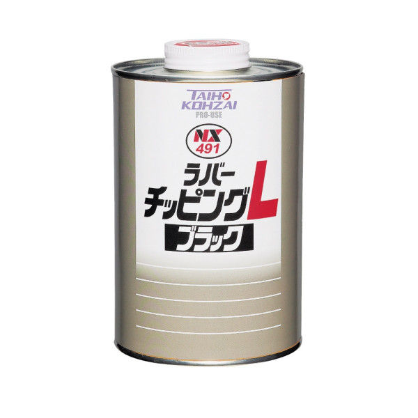 イチネンケミカルズ ラバーチッピングLブラック 1KG NX491 1缶（直送品）