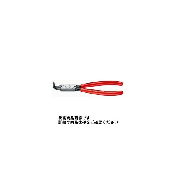 KNIPEX 4421ーJ01 穴用スナップリングプライヤー 曲(SB) 4421-J01 1丁（直送品）
