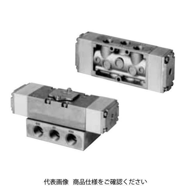 CKD マスタバルブ 単体・マニホールド パイロット式5ポート弁セレックス 4F111-08-NO 1個（直送品）