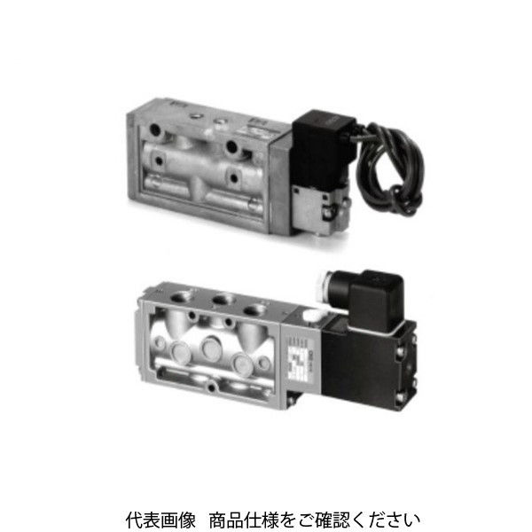 CKD ダイレクト配管 パイロット式5ポート弁セレックスバルブ 4F320 4F320-10-M3F-AC100V 1個(直送品)