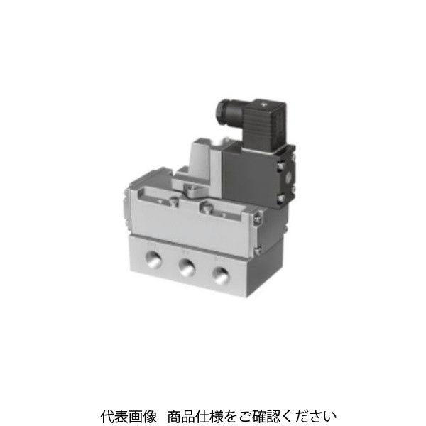 CKD サブプレート配管 パイロット式5ポート弁セレックスバルブ 4F520ー10ーM3LーAC200V 4F520-10-M3L-AC200V 1個（直送品）