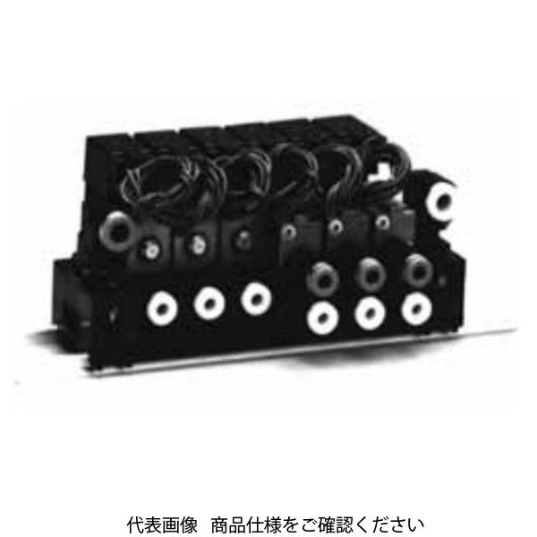 CKD ブロックマニホールド パイロット式 2・3・5 ポート弁マイクロゾ N5142-M6D2-SH4-DC24V 1個（直送品）