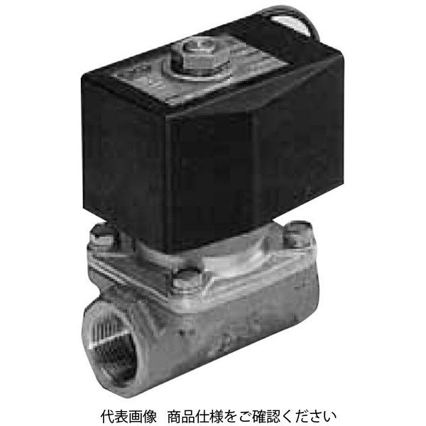 CKD 大口径 直動式2ポート電磁弁(マルチレックスバルブ) AB71ー2 AB71-25-18-B5N-AC100V 1台（直送品）