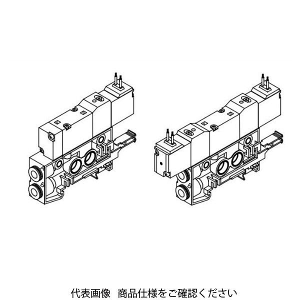 CKD 電磁弁付バルブブロック N4KB110AーH6ーAC100V N4KB110A-H6-AC100V 1個（直送品）