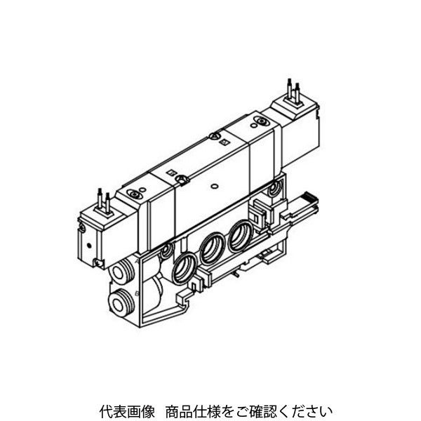 CKD 電磁弁付バルブブロック N4KB210ーH6ーDC24V N4KB210-H6-DC24V 1個（直送品）