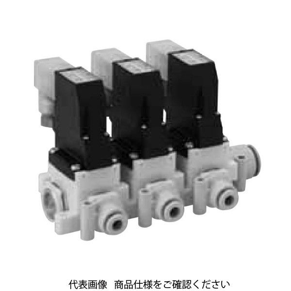 CKD 圧縮空気用 パイロット式2ポート電磁弁 マニホールド GEXAーC GEXA-C12C8-4-02C-3 1台（直送品） 14,808円