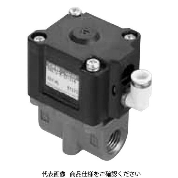 CKD エアオペレイト式2ポート弁 単体 (小形シリンダバルブ) NAB2 NAB2V-10-D 1台（直送品）