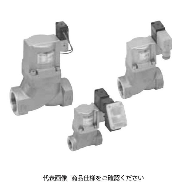 CKD エアオペレイト式2ポート弁 電磁弁搭載形 (シリンダバルブ) SV SVB1V-10A-02HS-DC24V 1台（直送品）