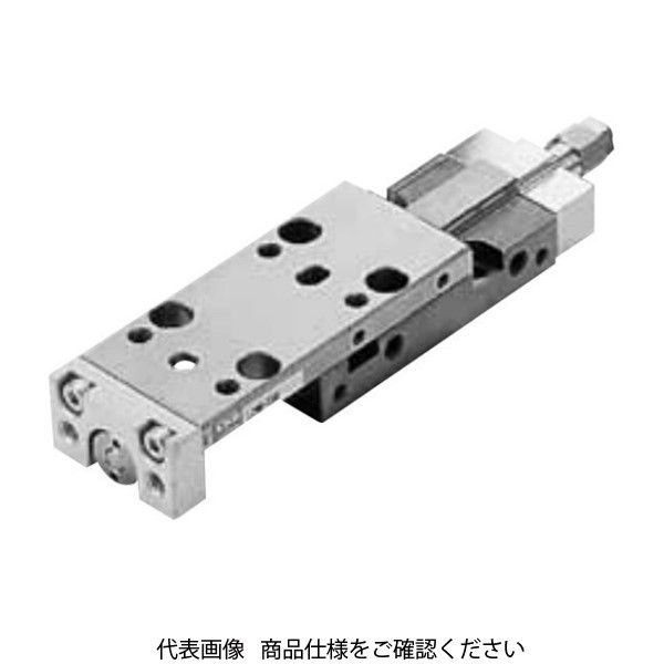 リニアスライドシリンダ 複動・ストローク調整形(押出し) スイッチ付 LCMーPー6ー30ーRーF2H3ーD LCM-P-6-30-R-F2H3-D(直送品)