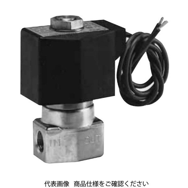 CKD 直動式2ポート電磁弁(マルチレックスバルブ) AB42ー03ー5ー AB42-03-5-B3N-DC24V 1個（直送品） - アスクル