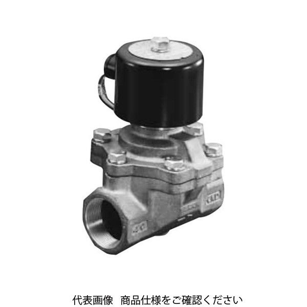 パイロットキック式2ポート電磁弁(マルチレックスバルブ) ADK21ー50FーL3NSーAC100V ADK21-50F-L3NS-AC100V  1個（直送品） - アスクル