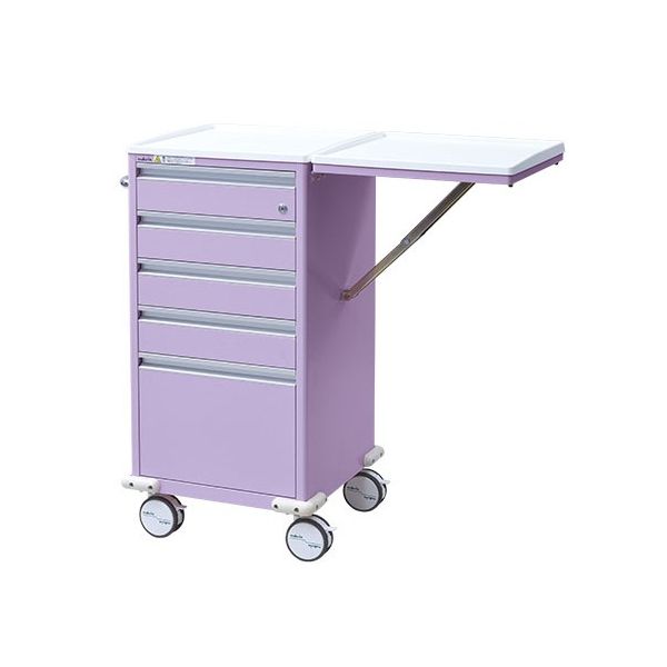 アズワン アルティア救急カート ラベンダー EC-L 1台 0-4559-42（直送品）