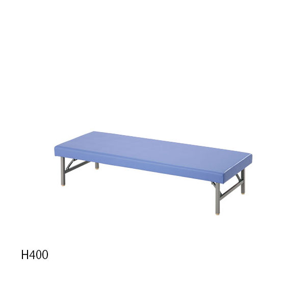 アズワン 診察台(折りたたみ脚) グレープ 650×1800×400 H400 1台 7-3445-05（直送品）