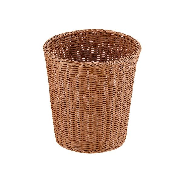 トーダイ トラッシュボックス 丸型 小 ブラウン 603575 1個 7-3573-03（直送品）