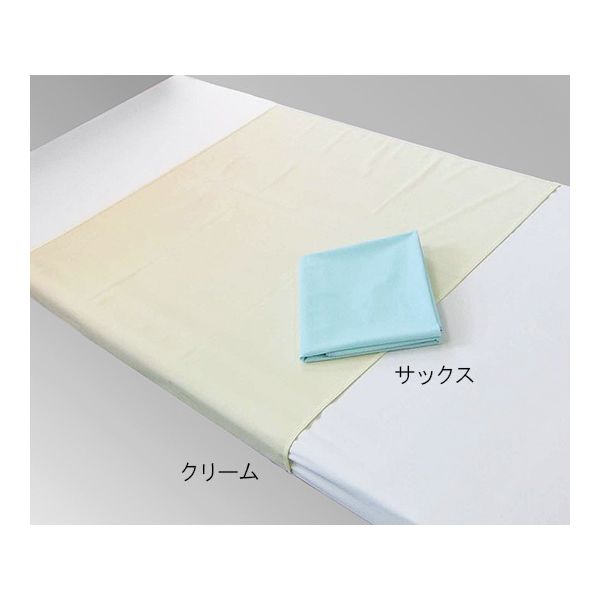 萬楽 エコノミー防水シーツ クリーム 2019 1個 7-1852-01（直送品）