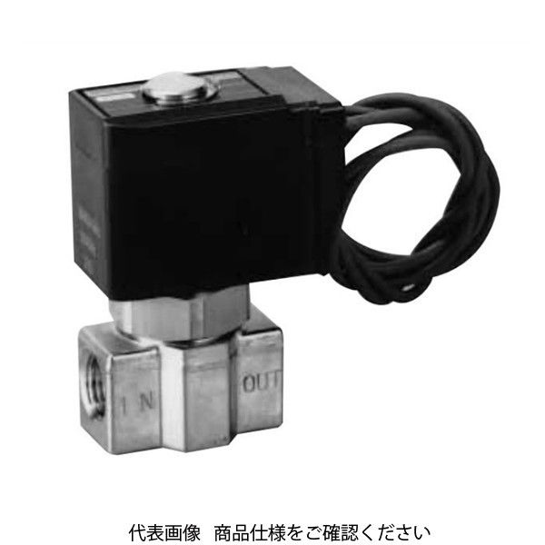 CKD 中真空用 直動式2ポート電磁弁(ジャスフィットバルブ) FVB51 FVB51-8-7-B3RR-1 1個（直送品） 8,797円