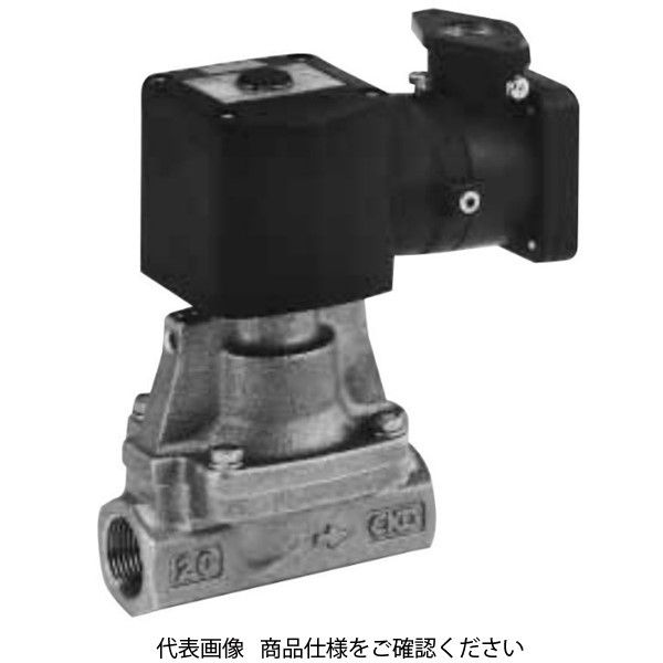 CKD 防爆形 パイロット式2ポート電磁弁(マルチレックスバルブ) AP1 AP11E2-25A-C4L-AC100V 1個（直送品）