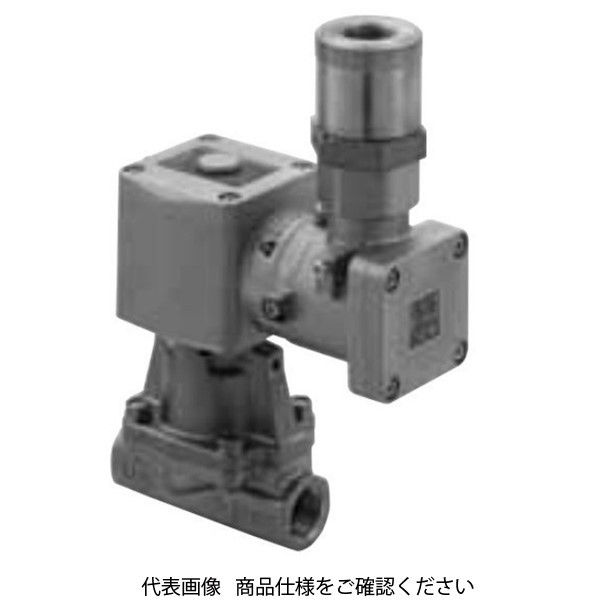 CKD 防爆形 パイロット式2ポート電磁弁(マルチレックスバルブ) AP1 AP11EX4-25A-D5G10A-AC100V 1個（直送品）
