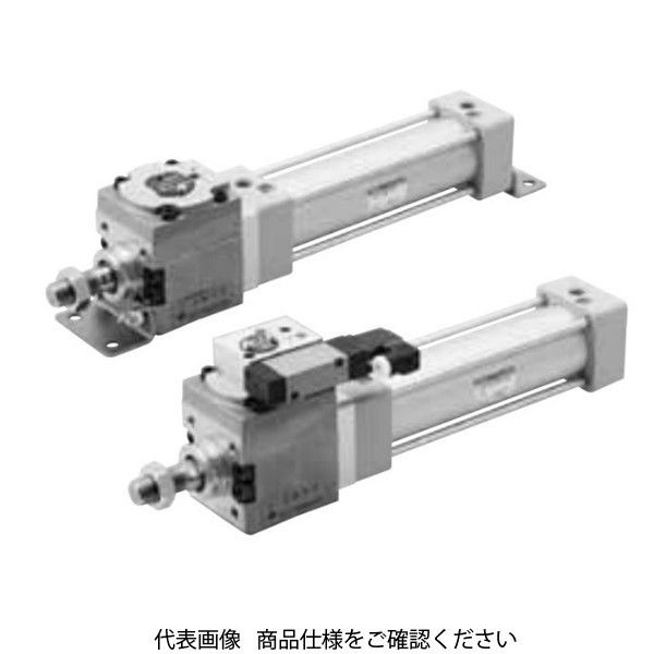 CKD ブレーキ付タイロッド形シリンダ 複動片ロッド形・複動ブレーキ解除用バルブ付 JSGー00ー63Bー550 JSG-00-63B-550 1本（直送品）