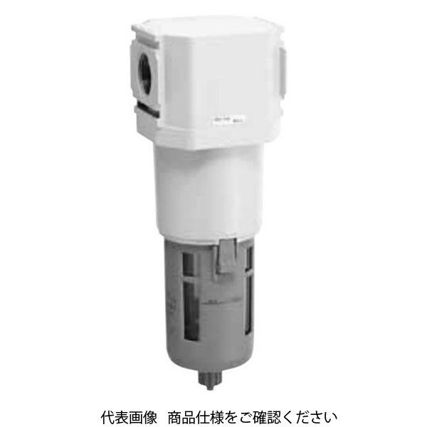 CKD オイルミストフィルタ 標準白色シリーズ M8000ーWシリーズ M M8000-20-W-F1-BW 1個（直送品）