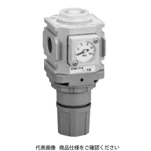 CKD リバースレギュレータ 標準白色シリーズ R2100ーWシリーズ R R2100-8-W-T8P4 1個（直送品）