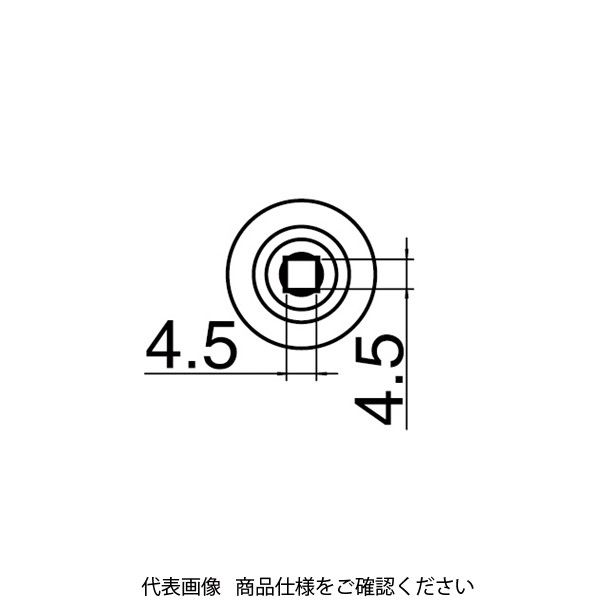 白光 N51ー10 ノズル/BGA 4MMX4MM N51-10 1本(1個)（直送品）