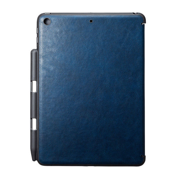 サンワサプライ iPad9.7インチケース Apple Pencil収納ポケット付き PDA-IPAD1014BL 1個（直送品）