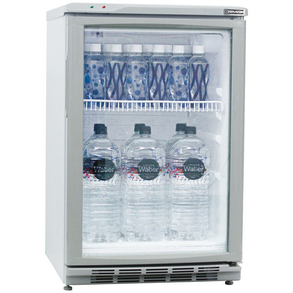 ノンフロン 対面冷蔵庫 卓上冷蔵ショーケース100L ホワイト - 冷蔵庫 