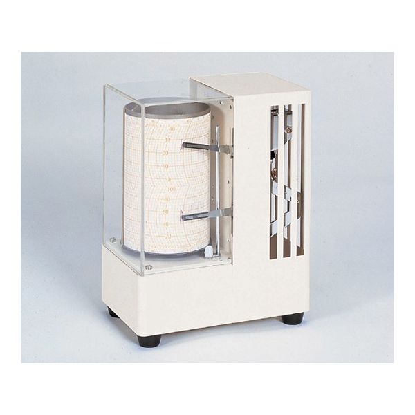 佐藤計量器製作所 小型自記温湿度計(クォーツ式) 7008 校正成績書+校正証明書 61-9438-10 1式（直送品）