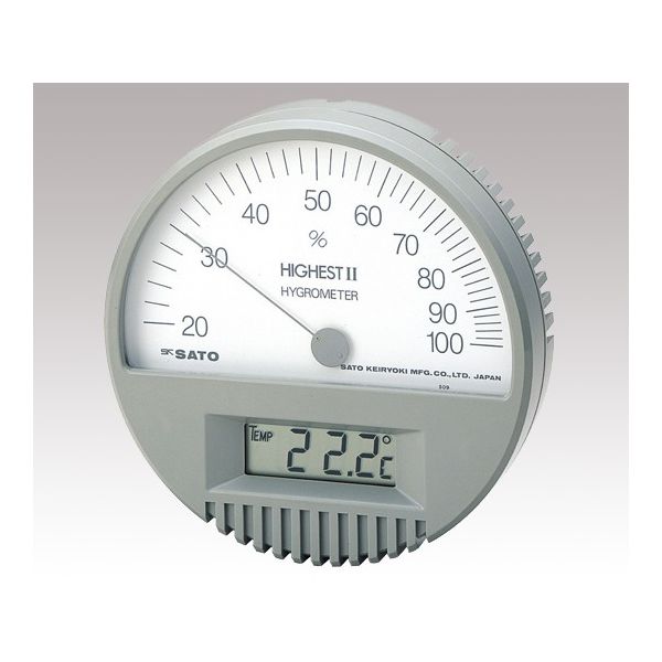 佐藤計量器製作所 精密温湿度計 7542 校正書類付 62-0850-43 1式（直送品）