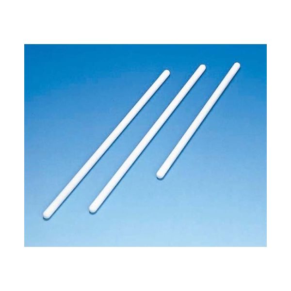 フロン工業 PTFE撹拌ロッド(鉄芯入) 8φ×600mm F-4019-06 1本 61-4388-49（直送品）