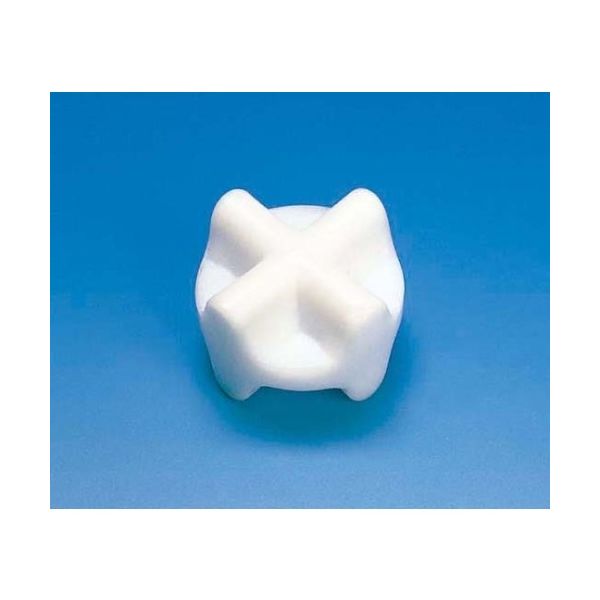 フロン工業 PTFE撹拌子ダブル十字型 Dー30 F-4037-05 1個 61-4389-54（直送品）