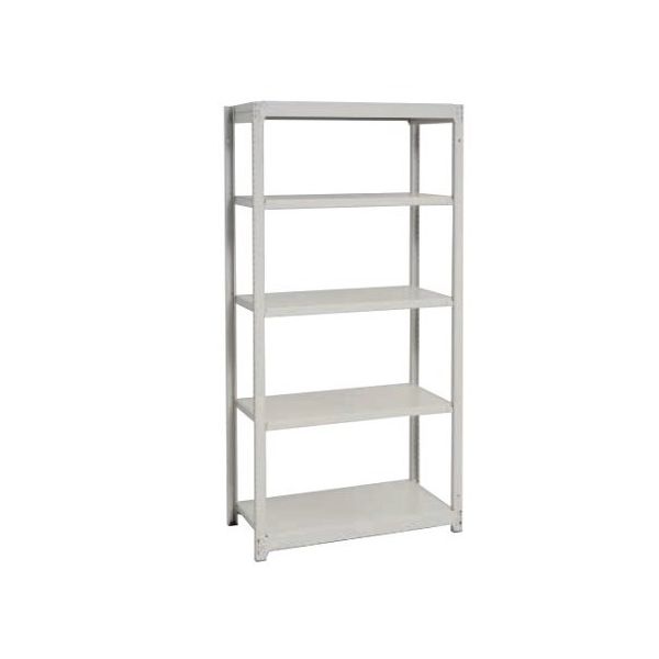 アズワン 軽量ボルトレスラック 5段 903×454×1806mm (耐荷重:150kg/段) 3-1312-01 1台（直送品）