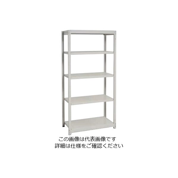 アズワン 軽量ボルトレスラック 5段 903×604×2106mm （耐荷重:150kg/段） 1台 3-1313-05（直送品）