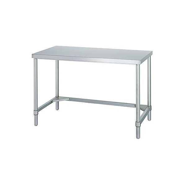 シンコー ステンレス作業台 (SUS304・三方枠仕様) 750×600×800 WTN-7560 1台 61-0008-69（直送品）