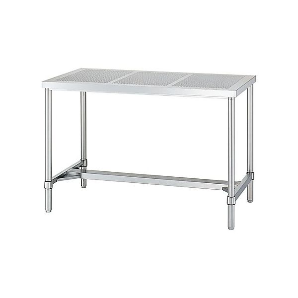 シンコー パンチング作業台 (SUS430・H枠仕様) 900×600×800 PWH-9060 1台 61-0009-93（直送品）