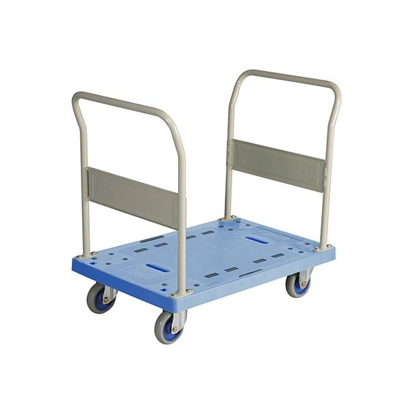 金沢車輌 樹脂台車 (両ハンドル固定式) 900×600×875mm NP-303 1個 62-1619-48（直送品）