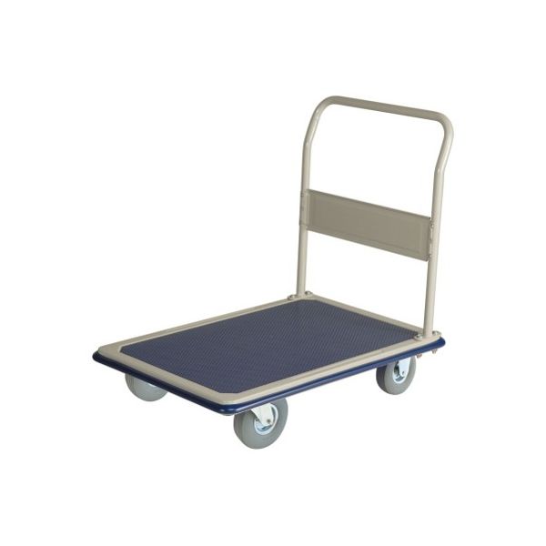 金沢車輌 ノーパンクスチール台車 (ハンドル固定式) NHT-302SL 1個 62-1620-10（直送品）