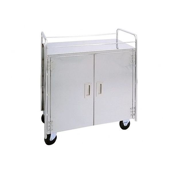 金沢車輌 ドア付ステンレスワゴン 中板なし SK-10R 1個 62-1623-12（直送品）