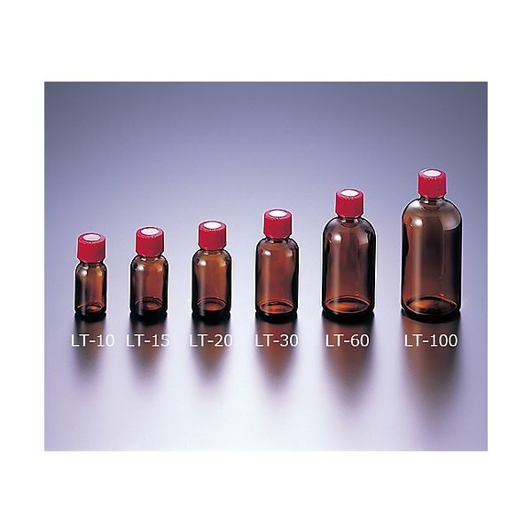 マルエム 細口規格瓶 LTー30 本体のみ 100本 61-0151-53 1箱(100個)（直送品）