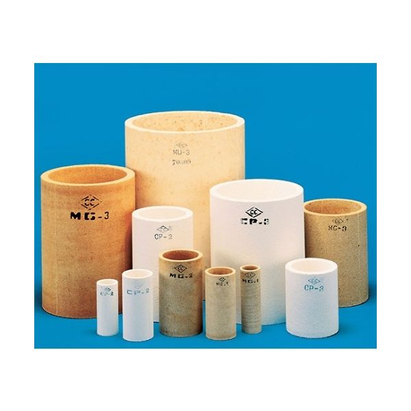ニッカトー MG特殊耐火るつぼ φ63×φ53×100 MGRUTUBO-6353100 1個 61-0162-61（直送品）