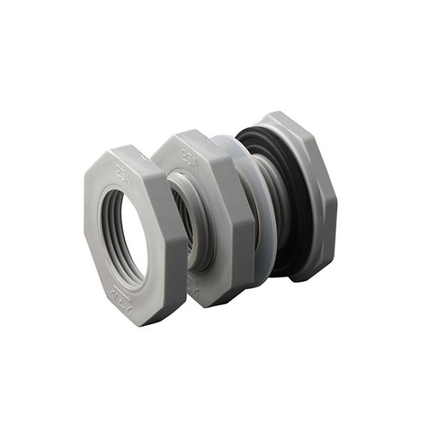 スイコー パイプ接続用フィッティング 1インチ FKMパッキン FI(PE)25A-FKM 1個 61-0470-24（直送品）