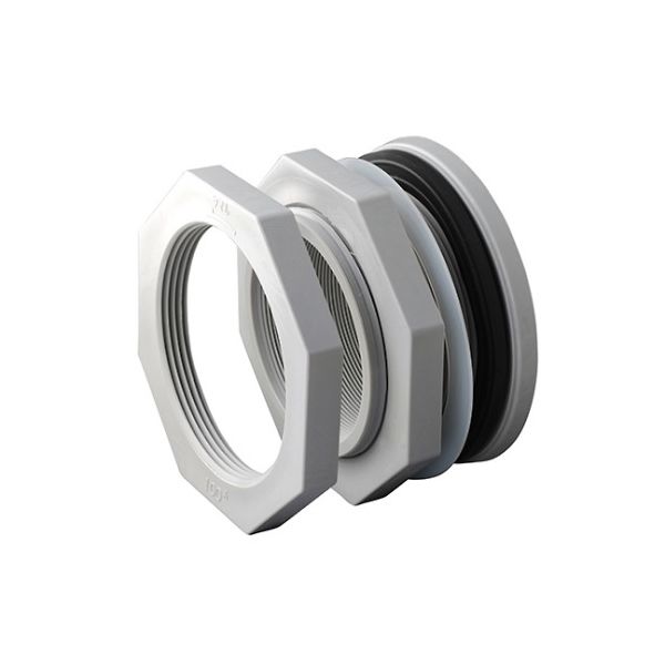 スイコー パイプ接続用フィッティング 4インチ FKMパッキン FI(PE)100A-FKM 1個 61-0470-29（直送品）