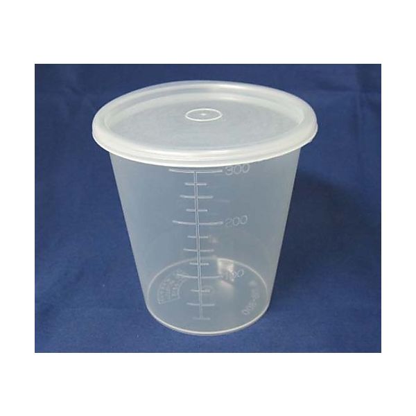 日本メデカルサイエンス メジャーシールカップ 300mL M1-076-02 1パック(50個) 61-3517-98（直送品）