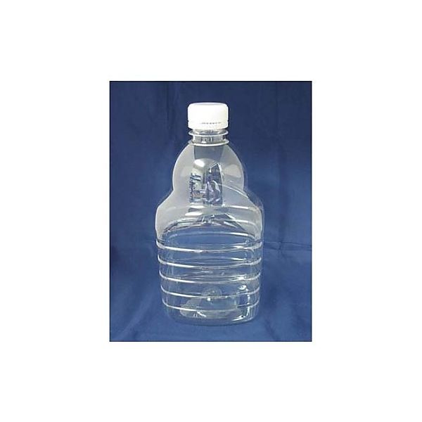 日本メデカルサイエンス ペットボトル 2L リブ付 M1-354-07 1本 61-3518-73（直送品）