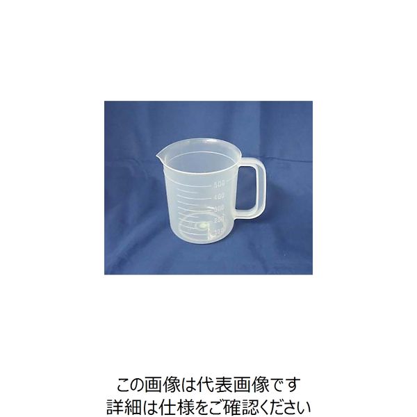 日本メデカルサイエンス PP手付ビーカー 500mL(Ralic) M4-450-01 1個 61-3518-81（直送品）